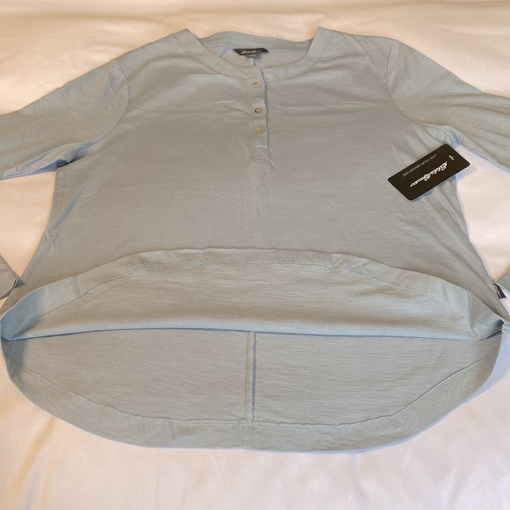NWT Eddie Bauer Long Sleeve Henley Shirt - Picture 12 of 16